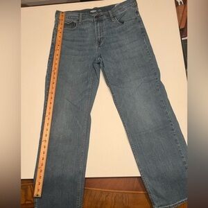 EUC Old Navy 34x30 Loose Fit Blue Jeans Stretch Flex Denim Modern🔥🔥 (B3)
